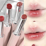 Yeknu Korean Jelly Lipstick Long Lasting Moisturising Water-light Mirror Lip Glaze Non-stick Cup Crystal Clear Solid Lip Gloss Makeup