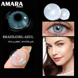 Yeknu Natural Color Contact Lenses for Eyes Brail Girl Soft Contact Lenses Pupils Beauty Cosmetic Colored Lens Eyes Makeup