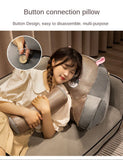 Yeknu Cushion bed back pillow pregnant woman waist protector bedside sofa back dormitory pillow chair lumbar pillow pillow