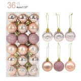 Yeknu 1box Christmas Balls Christmas Tree Ornaments Ball Xmas Hanging Tree Pendants Home Party Decor New Year Gift Noel Navidad