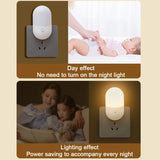 Yeknu Bedside Lamp LED Mini Night Light EU US Plug Eye Protection Night Light Kids Gift Use For Bedroom Living Room Baby Feeding