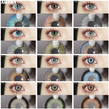 Yeknu 2pcs/pair Colored Contact Lenses for eyes Colored Eye Lenses AURORA Contact lens Beautiful Pupil Cosmetics Yearly