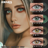 Yeknu Natural Color Contact Lenses for Eyes Brail Girl Soft Contact Lenses Pupils Beauty Cosmetic Colored Lens Eyes Makeup