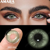 Yeknu 2pcs New Natural Color Contact Lenses for Eyes Green Contact Lens Yearly Fashion Blue Contact Lens Colored Eye Contacts