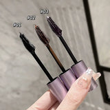 Yeknu Black Brown Mascara Waterproof Long Lasting Extension Eyelashes Lengthening Curling Mascara Purple Eyelash Makeup Cosmetic