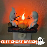 Yeknu Halloween Decoration  GHOSTS ROASTING CAMPFIRES MORES Chost Design Lamp Halloween Home Decorations