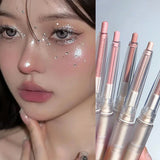 Yeknu Glitter Diamond Lying Silkworm Pen Eyeshadow Stick Waterproof Shiny Matte Brighten Silkworm Eyeliner Highlighter Pen Makeup Tool