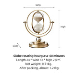 Yeknu Nordic Creative Retro Metal Hourglass Timer TV Cabinet Porch Decoration Hourglass Timer Office Home Decoration Ornaments