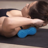 Yeknu 1pc Peanut Massage Ball For Deep Tissue Massage, Muscle Relaxation - Perfect For Shoulders, Neck, And Back