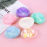 Yeknu 5/10pcs Shell Shaped Candy Gift Box Girls Mermaid Birthday Party Decor Wedding Baby Shower Favors Christmas Jewelry Storage Box