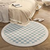 Yeknu Checkerboard Comfy Soft Bedroom Carpet Minimalist Art Modern Home Decoration Aesthetics Balcony Rug Coffee Table Rugs Tapete 양탄자