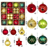 Yeknu Christmas Ball Ornament Set Big Xmas Tree Hanging Pendant Snowflake Merry Christmas Decoration for Home 2025 New Year Party Gift