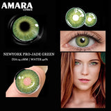 Yeknu 2pcs/1Pair Natural Color Contact Lenses for Eyes NEW York PRO Cosplay Series Soft Contacted Lens Color Eye Lenses Eyes Cosmetics