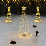 Yeknu Christmas Tree Snowflake Light Outdoor Waterproof LED Decor Lights Garden Courtyard Lawn Path Floor Lamp LED Lights