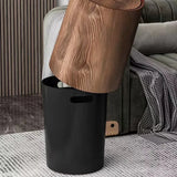 Yeknu Retro Wood Trash Can Waterproof Wastebasket Decoration Bathroom Dustbin Household Large Capacity Garbage Bin Kitchen Accessories