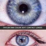 Yeknu Color Contact Lenses for Eyes 2pcs TAYLOR GRAY Green Colored Lenses Beautiful Pupil Yearly Makeup Cosmetic ContactLens