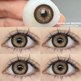 Yeknu Korean Colored Contact Lenses for Eyes Big Eye Lenses Blue Lenses Brown Lense Fog Pearl Lens Eye Cosmetics Beauty Pupils