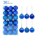 Yeknu 1box Christmas Balls Christmas Tree Ornaments Ball Xmas Hanging Tree Pendants Home Party Decor New Year Gift Noel Navidad