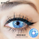 Yeknu Blue Color Contact Lenses for Eyes Cosplay Yearly Makeup Halloween Beauty Color Contact Lenses Free Shipping