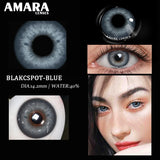 Yeknu Natural Color Contact Lenses for Eyes BLACKSPOT Blue Colored Lenses GREEN Contact Lens Beauty Makeup Beautiful Pupil Black