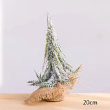 Yeknu Mini PE Christmas Tree Decoration Pine Topping Table Christmas Tree Christmas Home Party Wedding Decoration New Year Gift