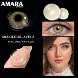 Yeknu Natural Color Contact Lenses for Eyes Brail Girl Soft Contact Lenses Pupils Beauty Cosmetic Colored Lens Eyes Makeup