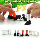 Yeknu 1pc Finger Football Game Set With Two Goals, Funny Family Party Finger Soccer Match Toy, Party Gifts