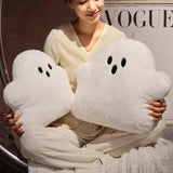 Yeknu Kawaii Halloween Stuffed Animal Spoofing Ghost Pumpkin Bat Creative Throw Pillow Party Gift Doll Home Bedroom Decoration