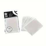 Yeknu 200pcs(2Packs) 65*90mm Card Sleeves, Cards Protectors For Gathering Cards, For Football Star Card Board Game Card Sleeves