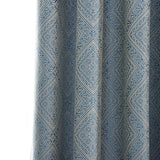 Yeknu Blue Luxury Living Room Jacquard Cortinas Ornate Pattern Bedroom Cortina Blackout Curtains Balcony Thick Chenille Curtain шторы