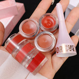 Yeknu Matte Mousse 3 Colors Canned Lipstick Set Velvet Non-stick Lip Mud Long Lasting Waterproof Sexy Red Lip Gloss Tinted Cosmetics