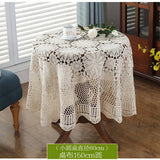 Yeknu Super Elegant table covers Nordic pastoral lace tablecloth crochet square tablecloths Dining napkins christmas table cloth sale