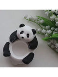 Yeknu cute Giant Panda Aromatherapy Gypsum Candlestick Tea Wax Candlestick Decoration Gift