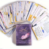 Yeknu 1 Box Soul Truth Self-awareness Tarot Cards for Family Holiday Party Favor Playing Board Games Cards Tarot Pack