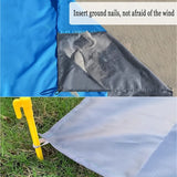 Yeknu 1pc Lightweight Waterproof Beach Mat, 210T Polyester Beach Mat Sandproof, Moisture-proof, Easy To Clean, Machine Washable