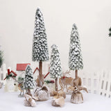 Yeknu Mini PE Christmas Tree Decoration Pine Topping Table Christmas Tree Christmas Home Party Wedding Decoration New Year Gift