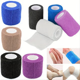 Yeknu 3Pcs Portable Elastic Self-adhesive Bandage, Breathable Sports Non-woven Wrap Finger Tape For Wrist Ankle Elbow Shoulder