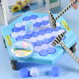 Yeknu Save Penguin Knocking Ice Toy, Ice Breaker Knocking And Disassembling Wall Board Game Novelty Game Interactive Toy