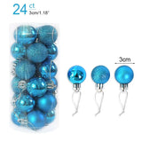 Yeknu 1box Christmas Balls Christmas Tree Ornaments Ball Xmas Hanging Tree Pendants Home Party Decor New Year Gift Noel Navidad