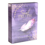 Yeknu 1 Box Soul Truth Self-awareness Tarot Cards for Family Holiday Party Favor Playing Board Games Cards Tarot Pack