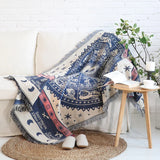 Yeknu Textile City Nordic Warm Throw Blanket White Constellation Modern Simplicity Thick Sofa Cover Multi Size High Quality Bedspread