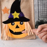 Yeknu New Halloween Gift Non woven Handbag Candy Bag Ghost Festival Pumpkin Bag Decoration Prop Gift Bag