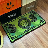 Yeknu Cartoon Money Rugs Waterproof Floor Mat Fluff Carpet Non-slip DoorMat Halloween Decor Banknote Rug for Bathroom Hallway Balcony