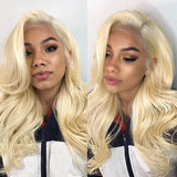 Yeknu 613 Blonde Body Wave Transparent Lace Front Wig Human Hair 13x4 13x6 HD Lace Frontal Wigs For Women 200 Density Remy Hair