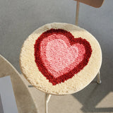 Yeknu Chic Tufted Seat Mat Soft Round Square Fruit Heart Shape Floor Chair Sofa Cushion Pad Home Office Colorful Cozy Decor 40x40cm