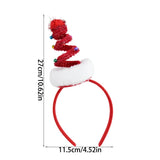 Yeknu Christmas Headband Kids Adult Santa Claus Elk Xmax Tree Hair Accessories Photo Props Christmas Decoration 2024 New Year Gifts