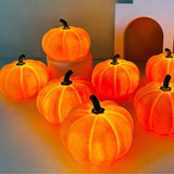 Yeknu Pumpkin Halloween Decorative Night Light Bedroom Dormitory Creative Bedside Lights Eye Protection Deco Night Lamp