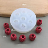 Yeknu 3D Blueberry Raspberry Candle Mold Simulation Fruit Fondant Silicone Mould DIY Chocolate Cookie Baking Mold Cake Decorating Tool