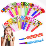 Yeknu 20/50Pcs Party Blowout Whistles Kids Birthday Party Favors Cheer Props Pinata Filler Wedding Gift Christmas New Year Noise Maker