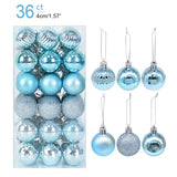 Yeknu 1box Christmas Balls Christmas Tree Ornaments Ball Xmas Hanging Tree Pendants Home Party Decor New Year Gift Noel Navidad